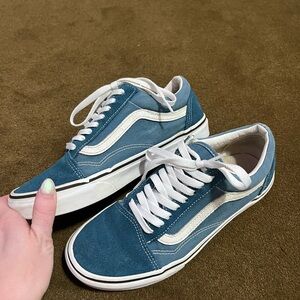 Old Skool Blue Vans W 9